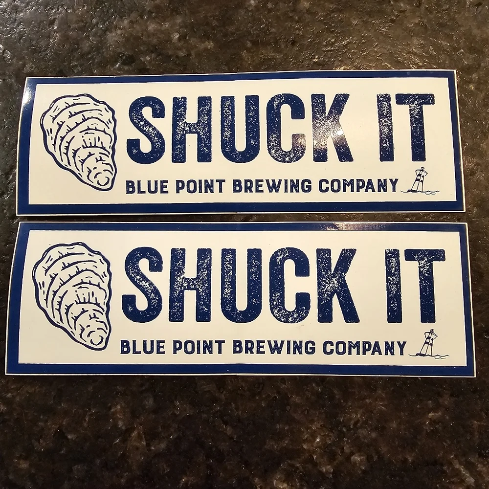 Six craft brewery stickers (New York, Massachusetts, Vermont & Colorado)
